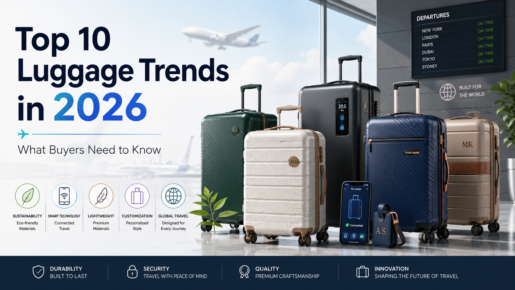 Top 10 Luggage Trends in 2026: What Buyers Need to Know