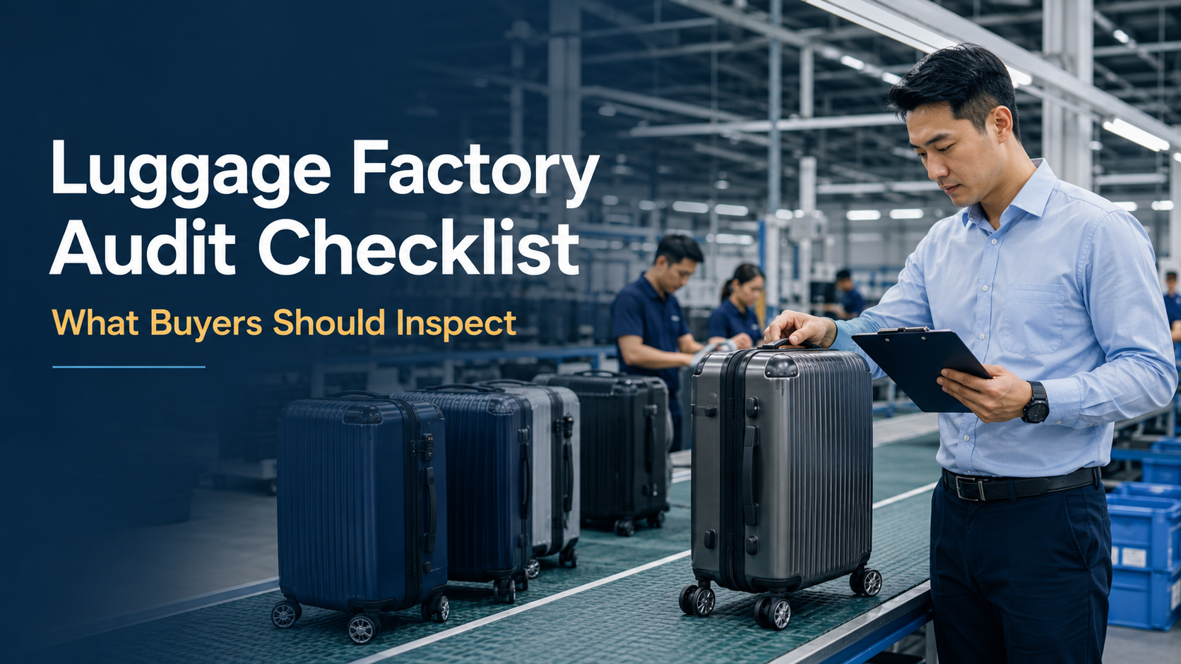 Luggage Factory Audit Checklist: What Buyers Should Inspect