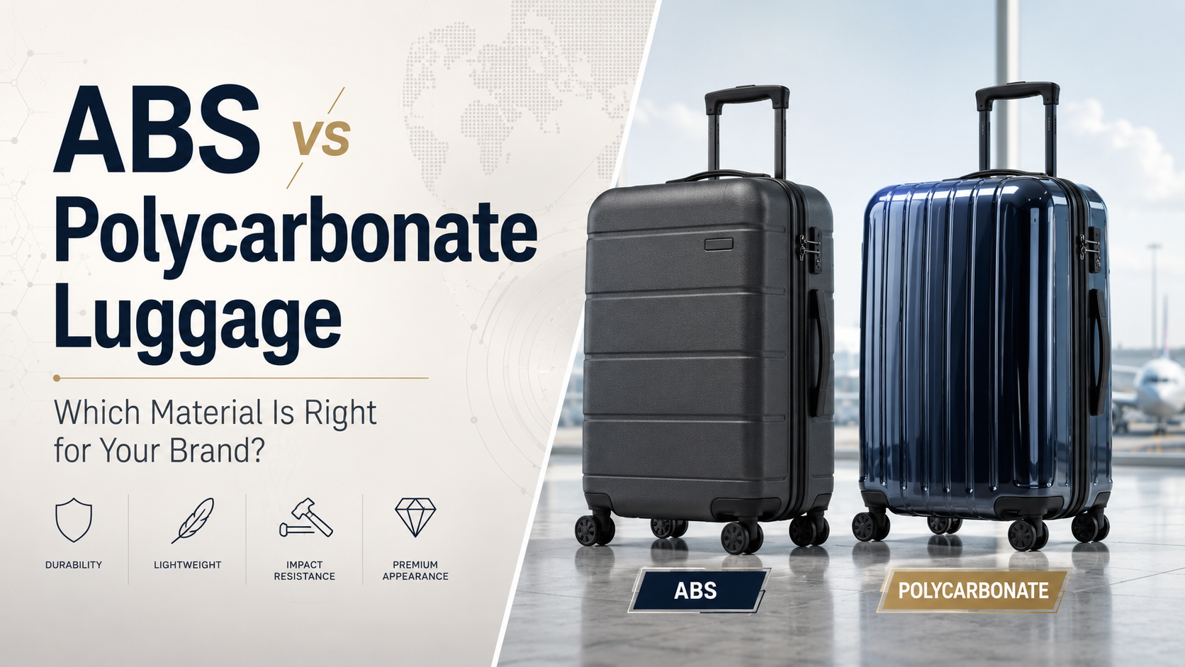 ABS vs Polycarbonate Luggage: Which Material Is Right for Your Brand?